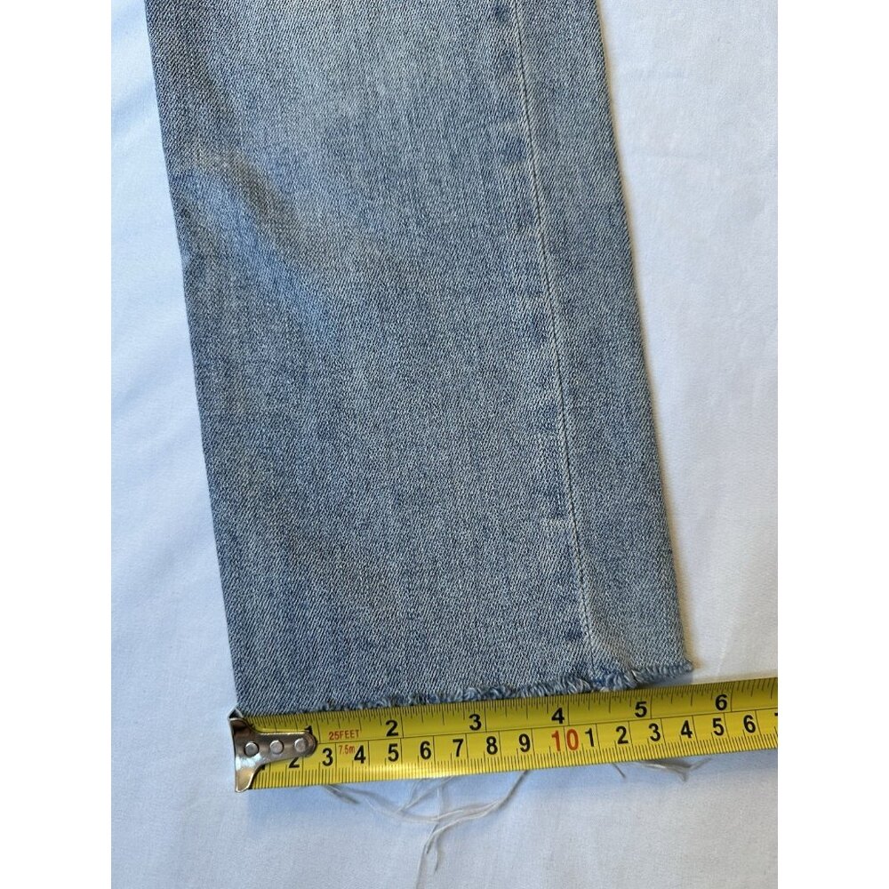 rag & bone Dre Capri Jeans Womens 27 Distressed Made in USA Frayed Raw Hem - Picture 10 of 10